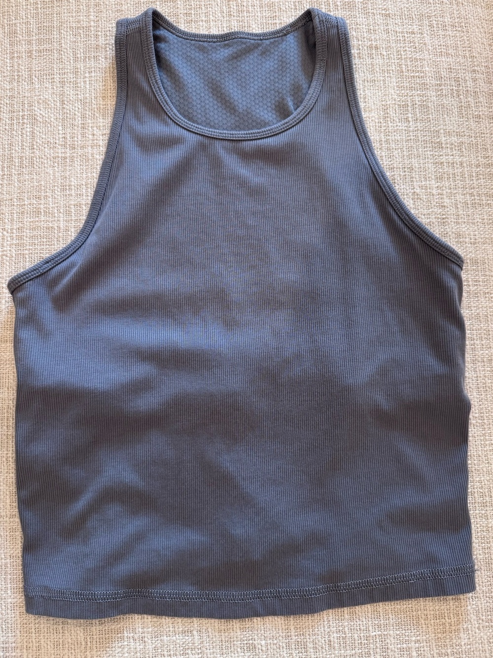 Vuori Pose Plyo Tank without soft cups, Size: Small, Color Slate Blue - Picture 2 of 7